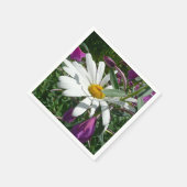 Daisy en Fireweed Wildflower Servetten (Hoek)