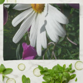 Daisy en Fireweed Wildflower Theedoek (Gevouwen)