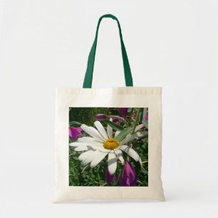 Daisy en Fireweed Wildflower Tote Bag