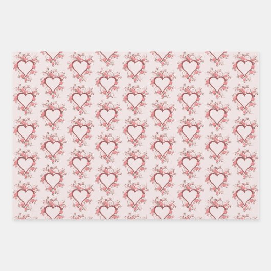 Daisy en Heart Sweet Sixteen Inpakpapier Vel (Voorkant)