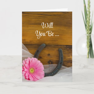 Daisy en Hoefijzer zullen je zijn mijn Bridesmaid