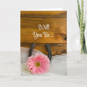 Daisy en Hoefijzer zullen je zijn mijn Bridesmaid