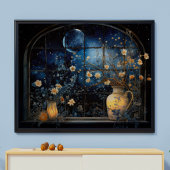 Daisy en Moon Window Decoupage Tissuepapier