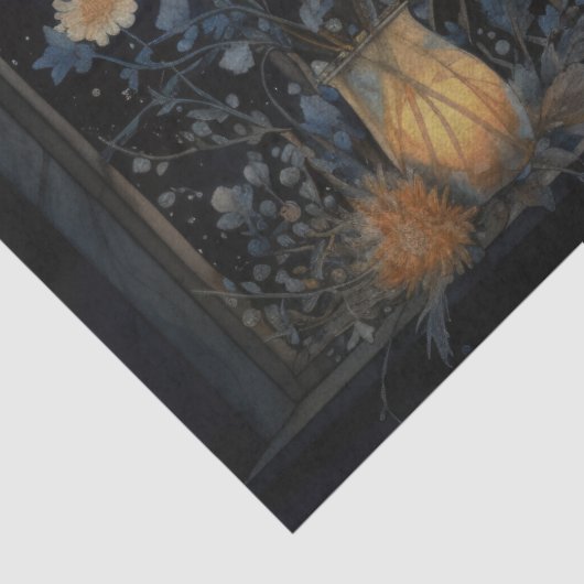 Daisy en Moon Window Decoupage Tissuepapier (Detail)