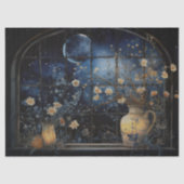 Daisy en Moon Window Decoupage Tissuepapier (Voorkant)