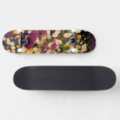Daisy en paarse bloemen persoonlijk skateboard (Horizontaal)