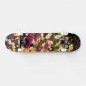 Daisy en paarse bloemen persoonlijk skateboard (Horizontaal)