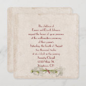 Daisy en Pearl Vow Renewal Uitnodiging (Voorkant / Achterkant)