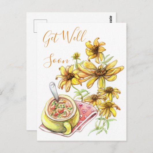 Daisy en Soep Briefkaart (Voorkant / Achterkant)