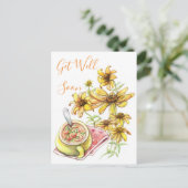 Daisy en Soup Briefkaart (Staand voorkant)