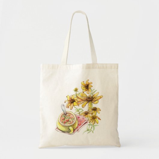 Daisy en Soup Tote Bag (Voorkant)
