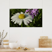 Daisy en Summer Lilac Botanisch Poster (Keuken)
