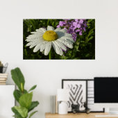 Daisy en Summer Lilac Botanisch Poster (Thuiskantoor)