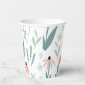 Daisy en Tulip Party Cups Papieren Bekers (Rechts)