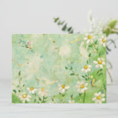 Daisy en uitnodiging voor bijen (Staand voorkant)