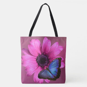 Daisy en Vlinder Tote Bag