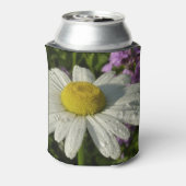 Daisy en Zomer Lila Wildflower Blikjeskoeler (Blikje Achterkant)