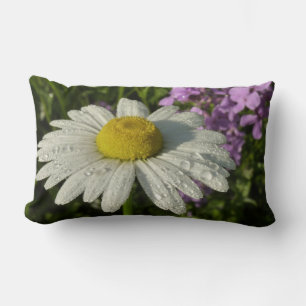 Daisy en Zomer Lila Wildflower Kussen