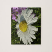 Daisy en Zomer Lila Wildflower Legpuzzel (Verticaal)