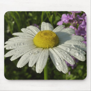 Daisy en Zomer Lila Wildflower Muismat