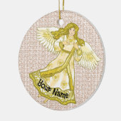 Daisy Engel Keramisch Ornament (Links)