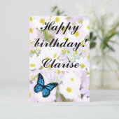 Daisy Ephemera vibrant color pink art (Staand voorkant)