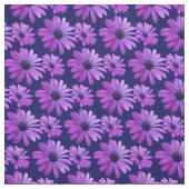 Daisy Fabric Blue Daisy Fabric Cotton of Poly Stof (Swatch)