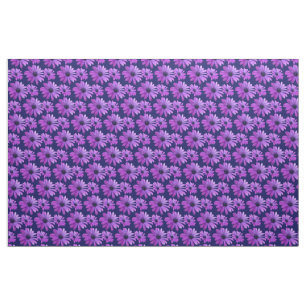 Daisy Fabric Blue Daisy Fabric Cotton of Poly Stof