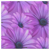 Daisy Fabric Paars Daisy Fabric Cotton of Poly Stof (Close Up)