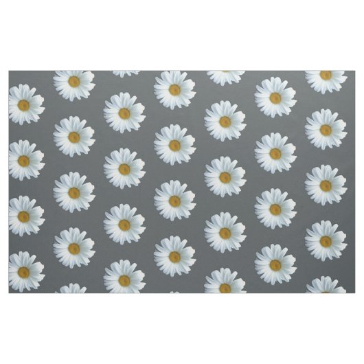 Daisy Fabric Yellow Daisy Fabric Cotton of Poly Stof (Fat Quarter)