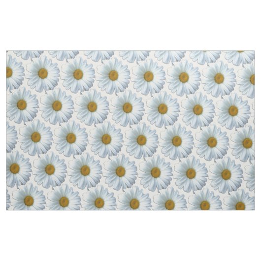 Daisy Fabric Yellow Daisy Fabric Cotton of Poly Stof (Fat Quarter)