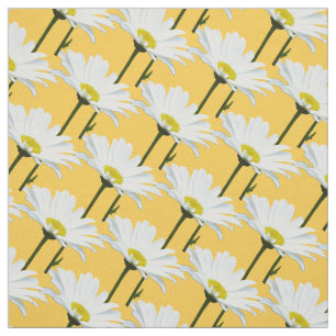 Daisy Fabric Yellow Daisy Fabric Cotton of Poly Stof