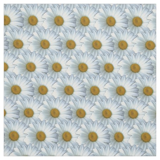 Daisy Fabric Yellow Daisy Fabric Cotton of Poly Stof (Swatch)