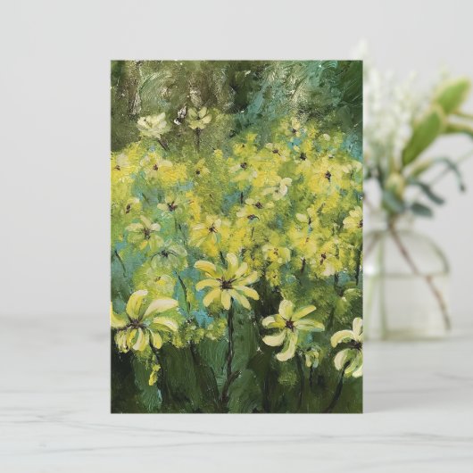 Daisy Field Bedankkaart (Staand voorkant)