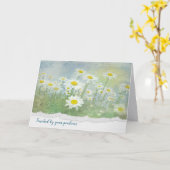 Daisy Field Dank je wel Kaart (Gele Bloem)