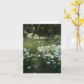 Daisy Field Personalized Wenskaart Kaart (Gele Bloem)
