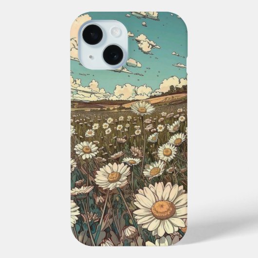 "Daisy Field Phone Case" Case-Mate iPhone Case (Achterkant)
