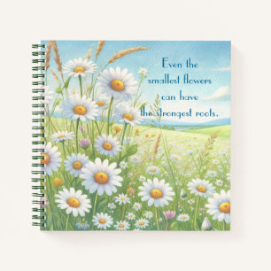 Daisy Field & Quote Notitieboek