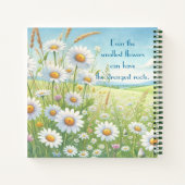 Daisy Field & Quote Notitieboek (Achterkant)