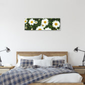 Daisy Field Wrapped Canvas Print (Insitu (Slaapkamer))