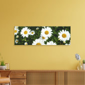 Daisy Field Wrapped Canvas Print (Insitu (Woonkamer))