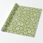 Daisy Filed Waterverf Spring zomer Cadeaupapier (Uitgerold)
