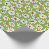 Daisy Filed Waterverf Spring zomer Cadeaupapier (Hoek)