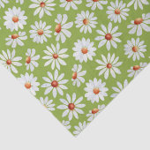 Daisy Filed Waterverf Spring zomer Tissuepapier (Detail)