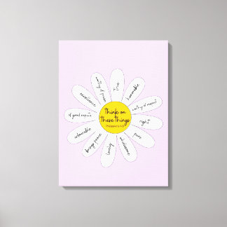 Daisy Filippenzen 4:8 Decoratief Canvas