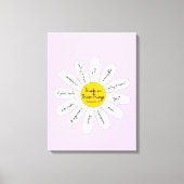 Daisy Filippenzen 4:8 Decoratief Canvas (Voorkant)