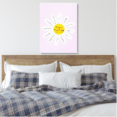 Daisy Filippenzen 4:8 Decoratief Canvas Afdruk (Insitu (Slaapkamer))