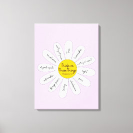 Daisy Filippenzen 4:8 Decoratief Canvas Afdruk