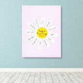 Daisy Filippenzen 4:8 Decoratief Canvas Afdruk (Insitu (Houten vloer))