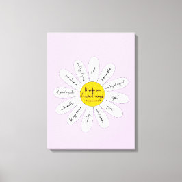 Daisy Filippenzen 4:8 Decoratief Canvas Afdruk